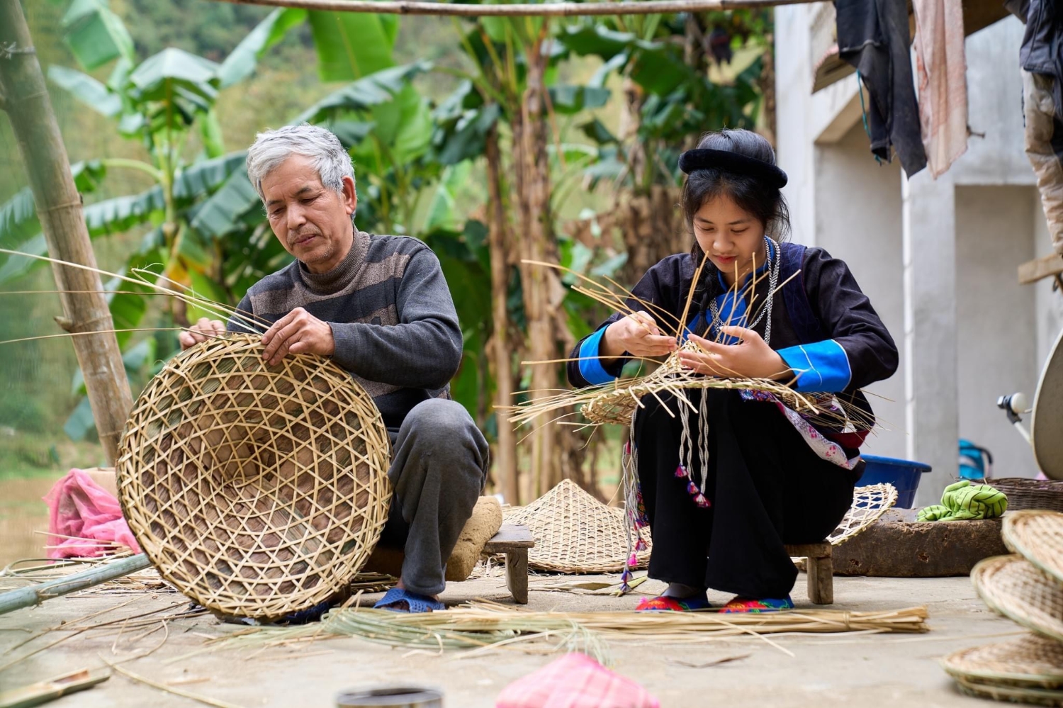 Làng làm nón lá Hoàng Diệu Cao Bằng: nét riêng nón chúp xà