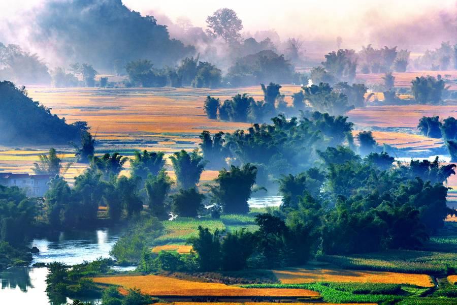 Sông Quây Sơn Cao Bằng: theo dòng nước qua miền Trùng Khánh